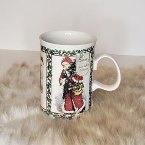 DUNOON stoneware "Merry Christmas" mug